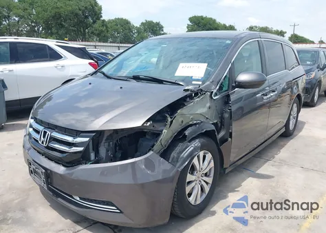2016 Honda Odyssey Ex-L z USA, uszkodzony, nr VIN 5FNRL5H62GB065965